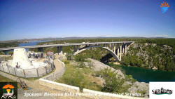 Skradin, řeka Krka, most A1