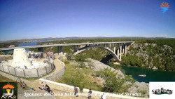 Skradin, řeka Krka, most A1
