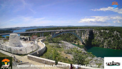 Skradin, řeka Krka, most A1