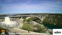 Skradin, řeka Krka, most A1