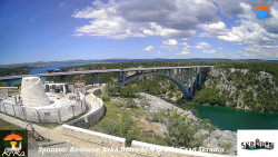 Skradin, řeka Krka, most A1