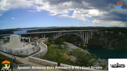 Skradin, řeka Krka, most A1