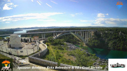 Skradin, řeka Krka, most A1