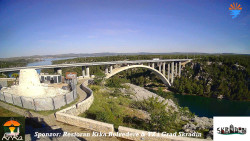 Skradin, řeka Krka, most A1