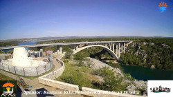 Skradin, řeka Krka, most A1