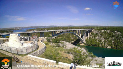 Skradin, řeka Krka, most A1