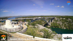 Skradin, řeka Krka, most A1