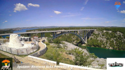 Skradin, řeka Krka, most A1