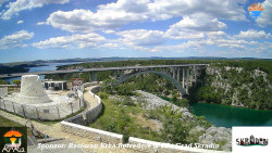 Skradin, řeka Krka, most A1