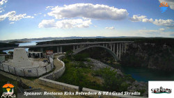 Skradin, řeka Krka, most A1