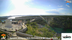 Skradin, řeka Krka, most A1