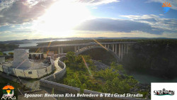 Skradin, řeka Krka, most A1