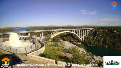 Skradin, řeka Krka, most A1