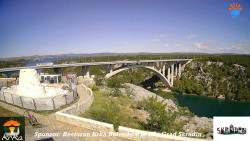 Skradin, řeka Krka, most A1