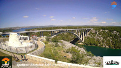 Skradin, řeka Krka, most A1