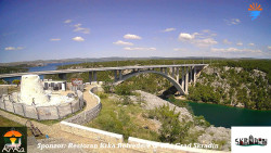 Skradin, řeka Krka, most A1