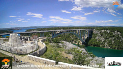 Skradin, řeka Krka, most A1