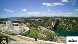 Skradin, řeka Krka, most A1