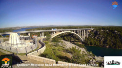 Skradin, řeka Krka, most A1