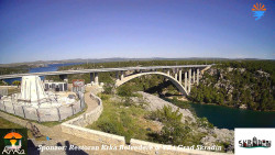Skradin, řeka Krka, most A1
