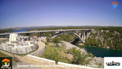 Skradin, řeka Krka, most A1