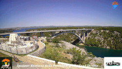 Skradin, řeka Krka, most A1