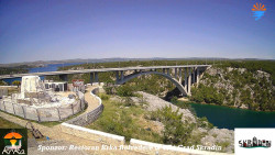 Skradin, řeka Krka, most A1