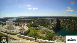 Skradin, řeka Krka, most A1