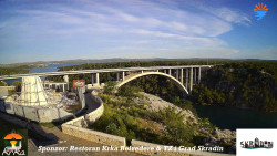 Skradin, řeka Krka, most A1