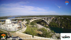 Skradin, řeka Krka, most A1