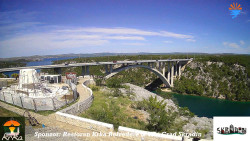 Skradin, řeka Krka, most A1