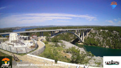 Skradin, řeka Krka, most A1