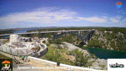 Skradin, řeka Krka, most A1