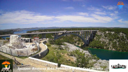 Skradin, řeka Krka, most A1