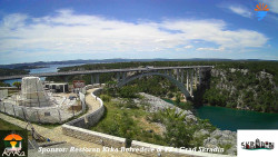 Skradin, řeka Krka, most A1