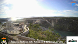 Skradin, řeka Krka, most A1