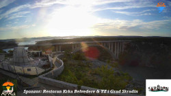 Skradin, řeka Krka, most A1