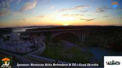 Skradin, řeka Krka, most A1