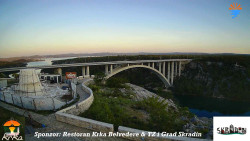 Skradin, řeka Krka, most A1