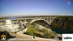 Skradin, řeka Krka, most A1