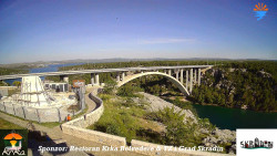 Skradin, řeka Krka, most A1