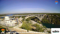 Skradin, řeka Krka, most A1