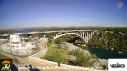 Skradin, řeka Krka, most A1