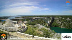 Skradin, řeka Krka, most A1