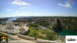 Skradin, řeka Krka, most A1