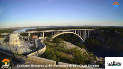 Skradin, řeka Krka, most A1