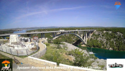 Skradin, řeka Krka, most A1