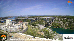 Skradin, řeka Krka, most A1