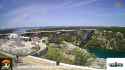 Skradin, řeka Krka, most A1