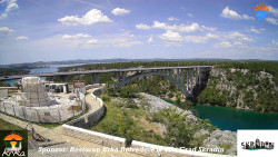 Skradin, řeka Krka, most A1